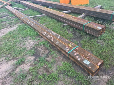 Quantity of (6) 2025 Kit Containers 2 in x 6 in x 26 ft Rectangle Tubing