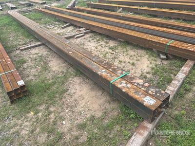 Quantity of (4) 2025 Kit Containers 4 in x 6 in x 24 ft Rectangle Tubing