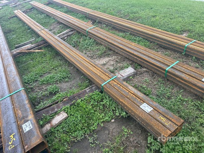 Quantity of (6) 2025 Kit Containers 2 in x 3 in x 24 ft Rectangle Tubing