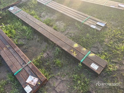 Quantity of (4) 2025 Kit Containers Steel 2 in x 6 in Rectangle Tubing