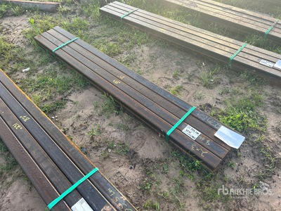 Quantity of (8) 2025 Kit Containers Steel 2 in x 3 in Rectangle Tubing