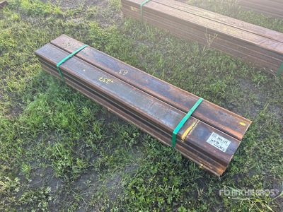 Quantity of (8) 2025 Kit Containers Steel 2 in x 6 in Rectangle Tubing