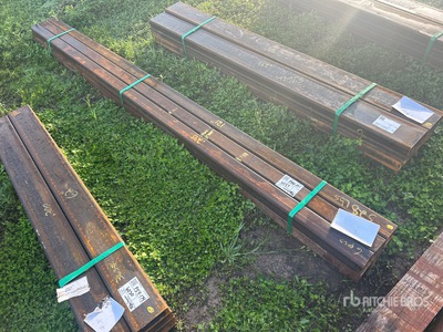 Quantity of (6) 2025 Kit Containers Steel 3 in Square Tubing