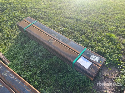 Quantity of (8) 2025 Kit Containers Steel 2 in x 6 in Rectangle Tubing