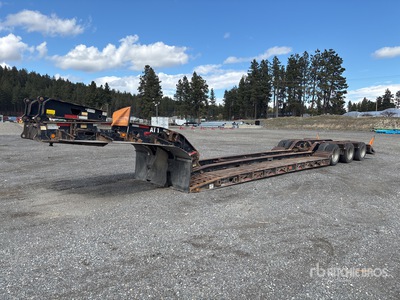 2011 Aspen 34 ton Tri/A Double Drop Removable Gooseneck Przyczepa niskopodwoziowa