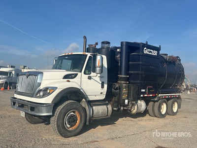 GUZZLER on 2009 International 7600 6x4 Vacuum Excavator Truck