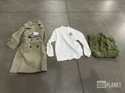 (10) All-Weather Coats, (9) Flyer's Helmet Bags & Assorted Items