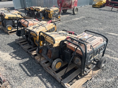 Quantity of (2) Pallets of Dewalt and Generac Portable Generator Set (Inoperable)