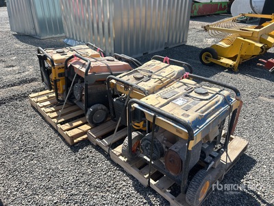 Quantity of (2) Pallets of Dewalt and Generac Portable Generator Set (Inoperable)