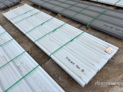 Quantity of (50) 2025 Kit Containers 12 ft Steel R Panel Divers  (Unused)