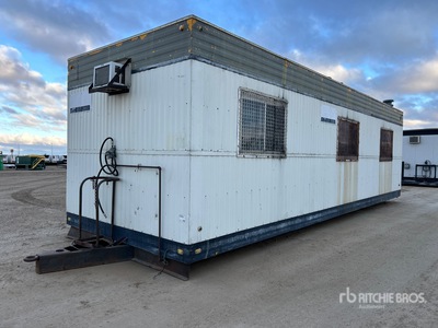 32 ft x 10 ft Skid-Mounted Mobiel kantoor