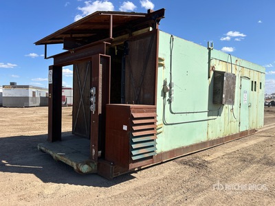 10 ft x 32 ft Skid Mounted مبنى التخزين