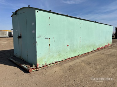 7 ft 6 in x 33 ft 6 in Skid Mounted Storage Building