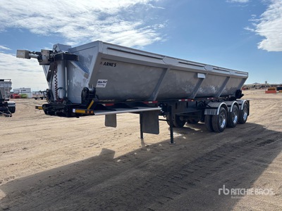 2017 Arne's 30 ft Tri/A Side Dump Trailer