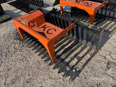 2025 Kit Containers QT-SG-S76-V3 76 in Rock Skid Steer Grapple (Unused)