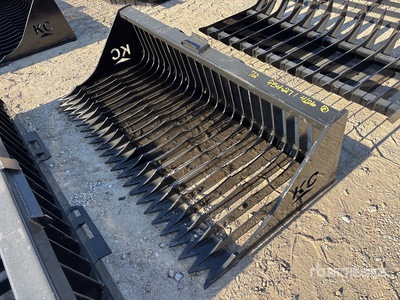 2025 Kit Containers QT-SB-H72-F 72 in Rock Godet pour Skid Steer (Unused)