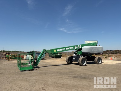 2015 Genie S-65 4WD Diesel رافعة تليسكوبية بذراع تطويل