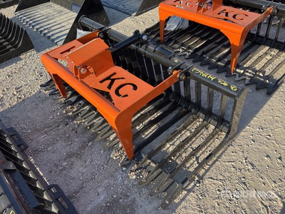 2025 Kit Containers QT-SG-S76-V3 76 in Rock Skid Steer Grapple (Unused)