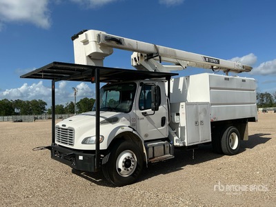 2019 Terex XT PRO 56 56 ft on 2020 Freightliner M2 106 4x2 Forestry Chipper Body Bucket Truck