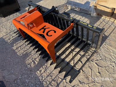 2025 Kit Containers QT-SG-S76-V3 76 in Skeleton Skid Steer Grapple (Unused)