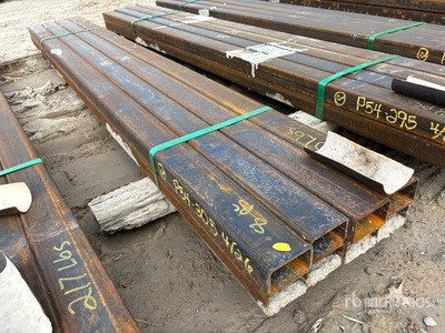 Quantity of (8) 2025 Kit Containers 2 in x 3 in x 7 ft Rectangle Tubing Varios metales