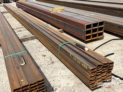 Quantity of (24) 2025 Kit Containers STEEL 1 in x 2 in x 24 ft Rectangle Tubing