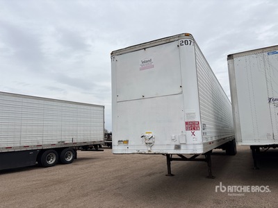 1989 Fruehauf EFBX-F2-50-6 50 ft x 102 in T/A Remolque de furgoneta