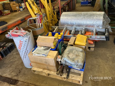 Quantity of (3) Pallets of Contractor Tools & Supplies معدات بناء متنوعة