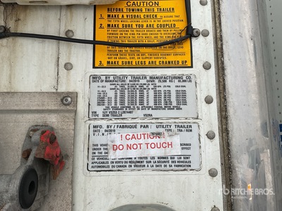 2020 Utility VS2RA 53 ft T/A Remolque refrigerado