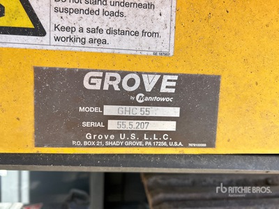 2015 Grove GHC55 Telescopic Crawler Crane