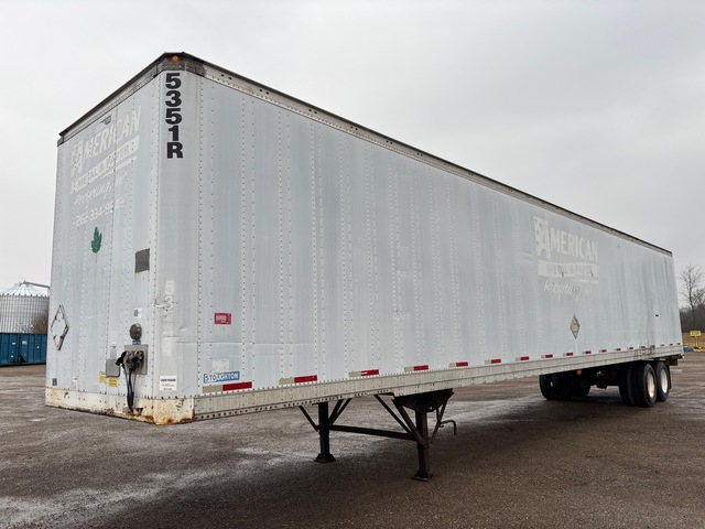 2001 Stoughton 53 ft x 102 in T/A Van Trailer