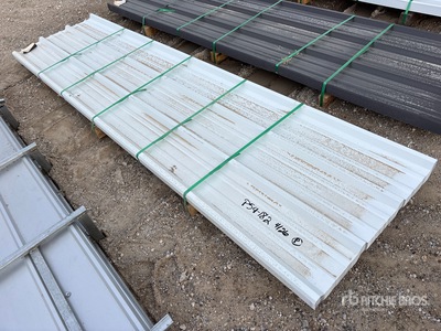 Quantity of (50) 2025 Kit Containers 12 ft Steel R Panel Divers  (Unused)