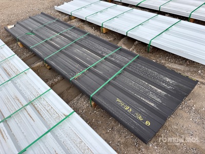 Quantity of (50) 2025 Kit Containers 12 ft Steel R Panel Divers  (Unused)