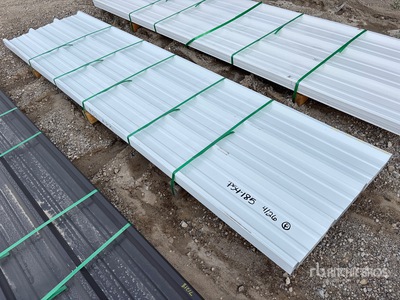 Quantity of (50) 2025 Kit Containers 12 ft Steel R Panel Divers  (Unused)