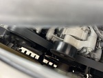 Engine with A/C Compressor