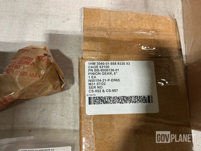 (2) CAE BB-8006136-01 Spur Gearshafts