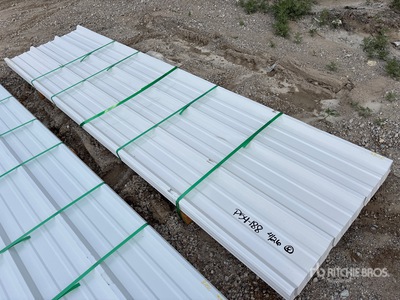 Quantity of (50) 2025 Kit Containers 12 ft Steel R Panel Divers  (Unused)