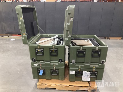 (4) FedMedical FMI-301FB Field Floor Surgical Light Systems