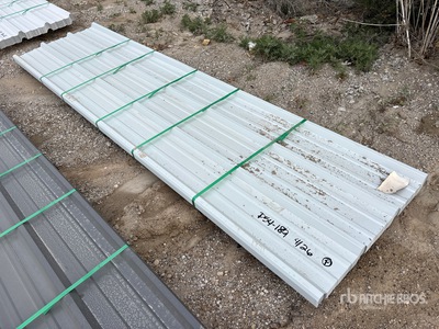 Quantity of (50) 2025 Kit Containers 12 ft Steel R Panel Divers  (Unused)