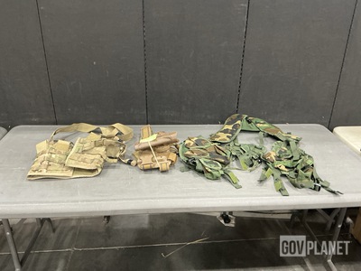 (10) Tactical Load Bearing Vests, (27) Tactical Assault Panels & Assorted Items