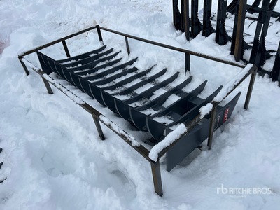 2026 TOFT ST-72 72 in Skid Steer Root Rake (Unused)