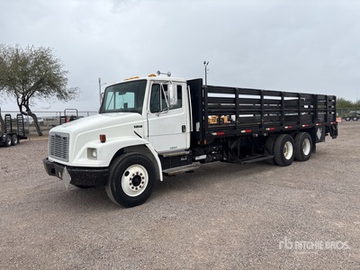 2002 Freightliner FL80 6x4 Flatbed Truck