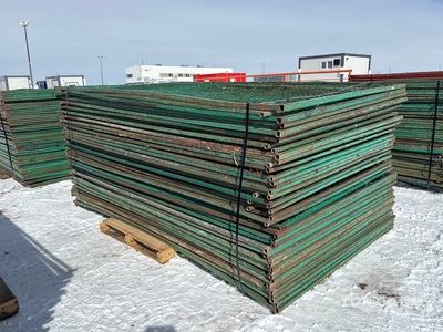 Quantity of (50) 10 ft x 6 ft Site Fence