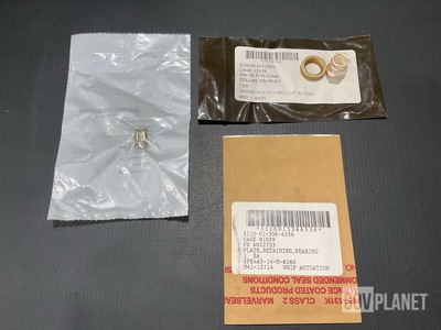 (18) Pin-Rivet Collars, (7) Bearing Retaining Plates & Assorted Items