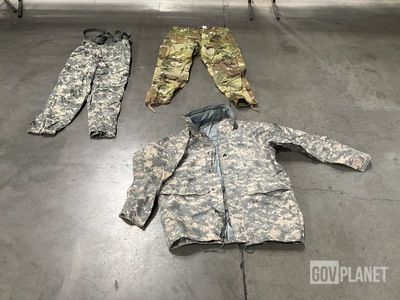 (1) Cold Weather Parka, (10) Pairs of Cold Weather Trousers & Assorted Items