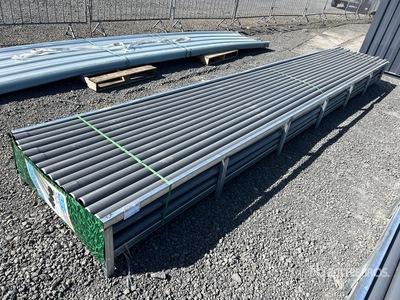 Quantity of (68) 2.48 in x 20 ft Grey UPVC Rigid Non-Metallic Conduit (Unused)