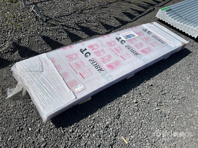 Quantity of (20) 27 in x 7.87 ft Clear Multi-wall Polycarbonate Pane (Unused)