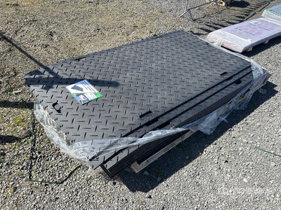 Quantity of (12) Ground Protection Road Mat (Unused)
