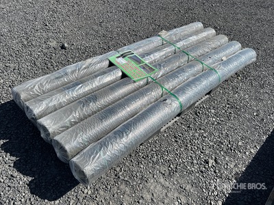 Quantity of (5) 16 ft x 300 ft Woven Landscape Fabric (Unused)