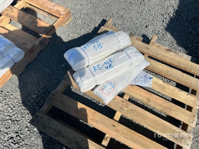 Quantity of (10) 5.5 in x 13 ft Heavy Duty Industrial Polyester Élingue (Unused)